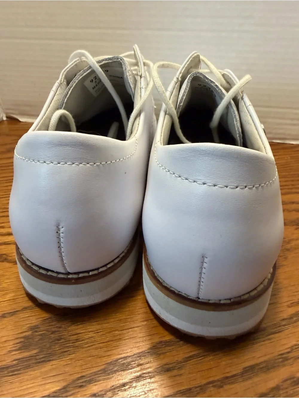 Footjoy golf shoes woman’s classic White Lace-Up Oxford Shoe with Fringe Kiltie - Picture 10 of 13